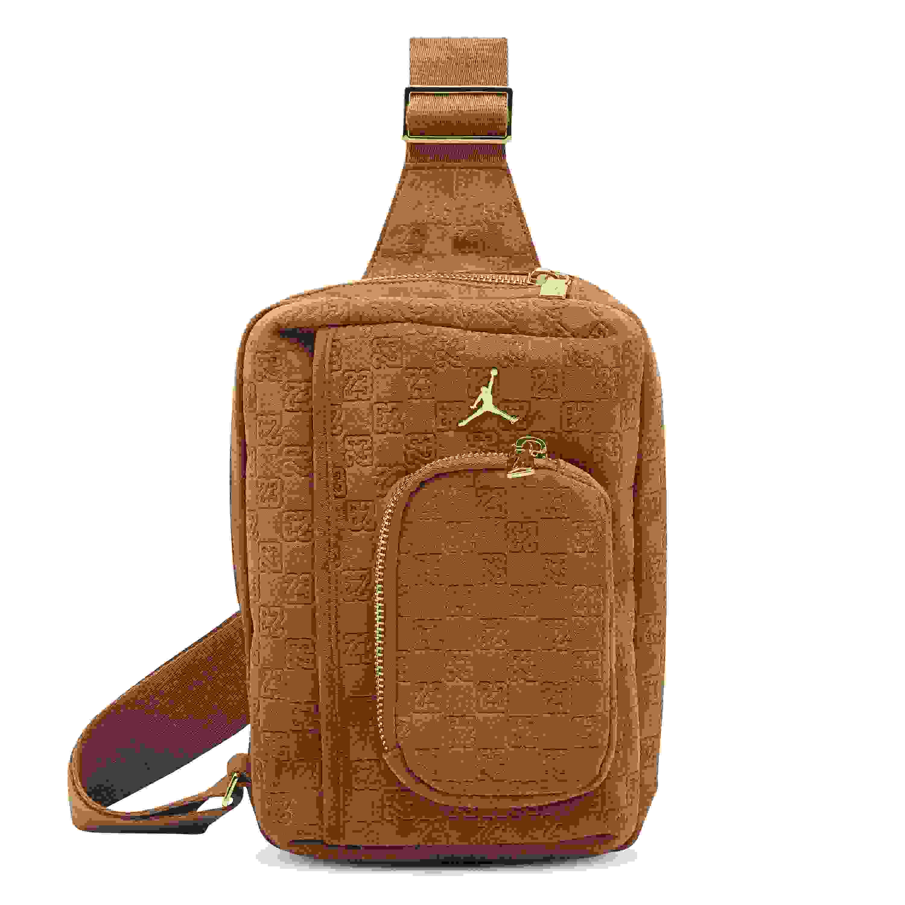 Jordan Monogram Suede Sling Bag